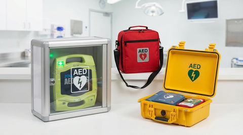 Defibrillator-Aufbewahrung