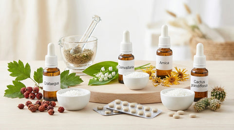 Homöopathische Mittel für Herz, Kreislauf & Gefäße