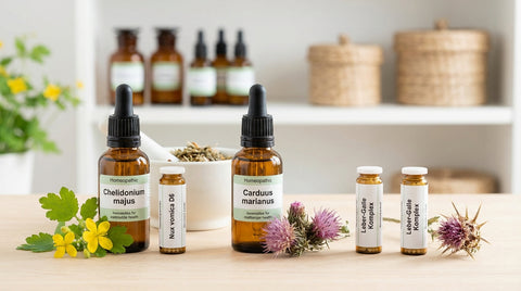 Homöopathische Mittel für Leber & Galle