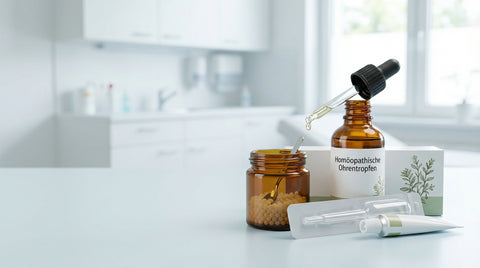 Homöopathische Produkte für das Ohr