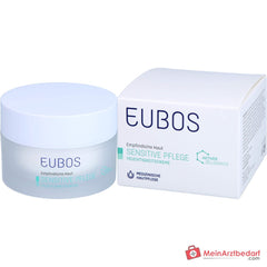 Eubos Sensitive Pflege Feuchtigkeitscreme Braunalgenextrakt / Süßholzwurzel / Vitamin E / Panthenol / Macadamiaöl Creme, 50 ml.