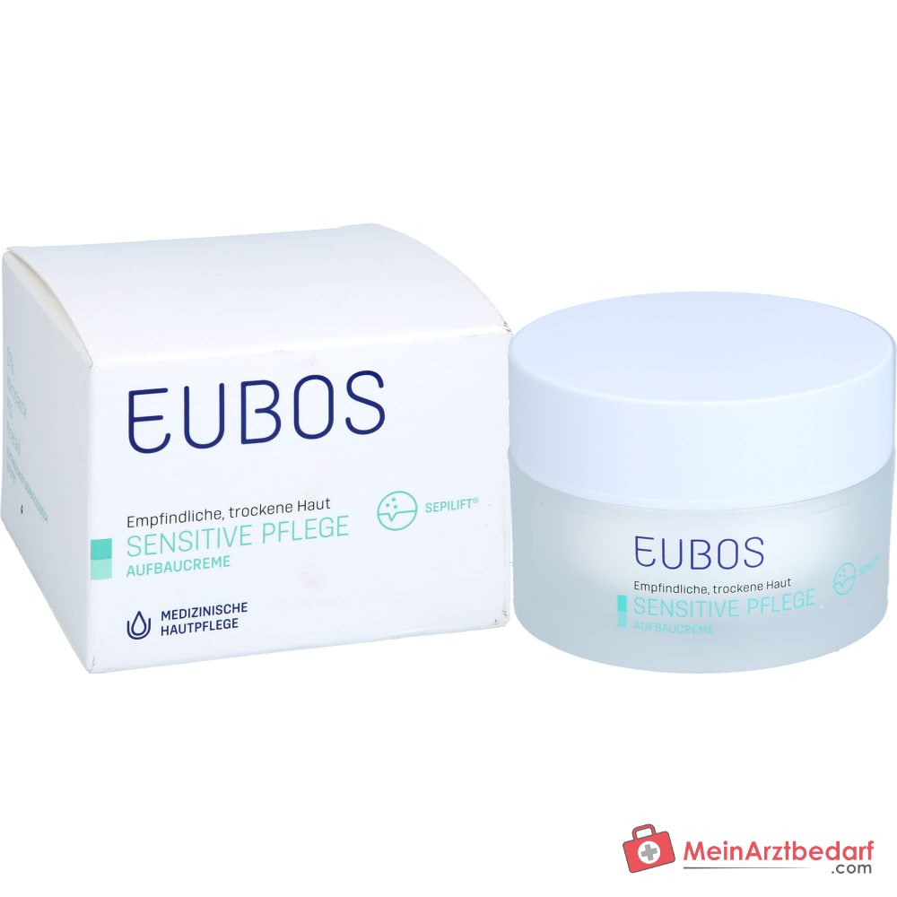 Eubos Sensitive Pflege Aufbaucreme Pro-Retinol / Vitamin E / Provitamin B5 / Sepilift Creme, 50 ml.