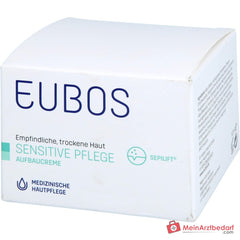 Eubos Sensitive Pflege Aufbaucreme Pro-Retinol / Vitamin E / Provitamin B5 / Sepilift Creme, 50 ml.