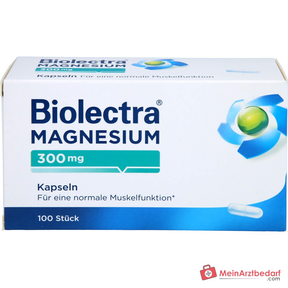 Biolectra Magnesium Magnesiumoxid Kapseln, 100 St..