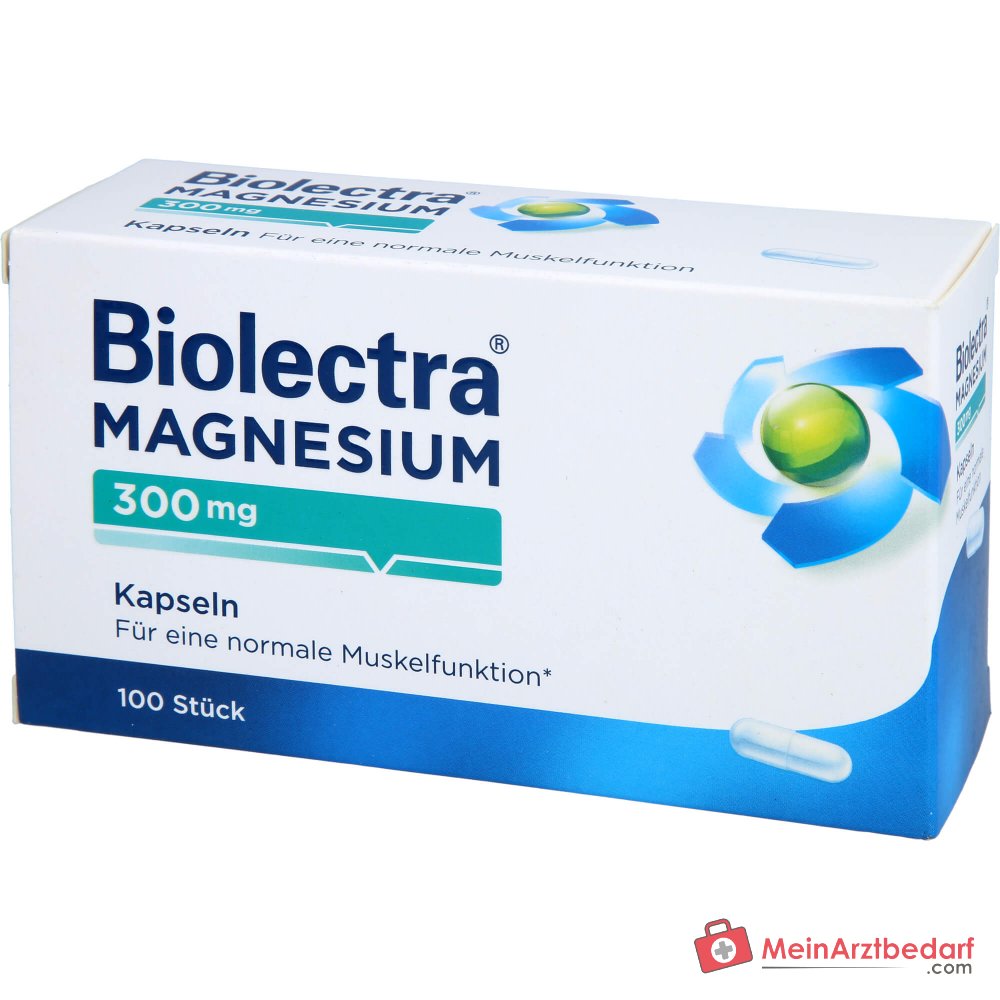 Biolectra Magnesium Magnesiumoxid Kapseln, 100 St..