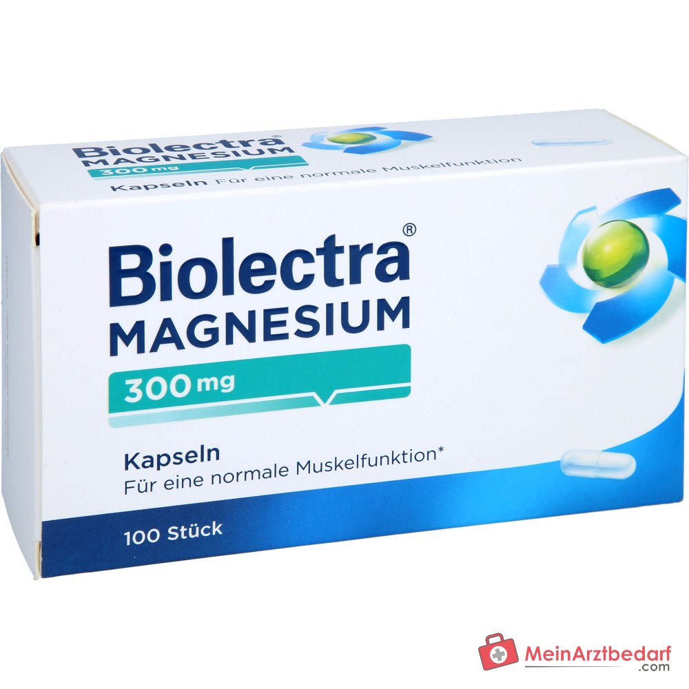 Biolectra Magnesium Magnesiumoxid Kapseln, 100 St..