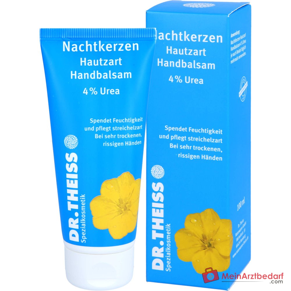 Dr. Theiss Nachtkerzen Hautzart Handbalsam Nachtkerzenöl / Urea / Panthenol Balsam, 100 ml.
