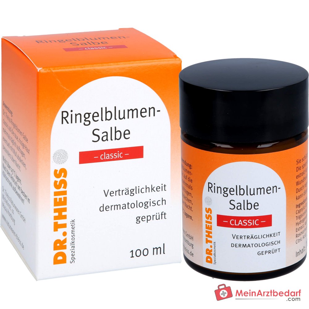 Dr. Theiss Ringelblumen-Salbe Classic Calendula Officinalis Salbe, 100 ml.