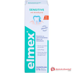 elmex Sensitive Zahnspülung Olaflur / Natriumfluorid Lösung, 100 ml.