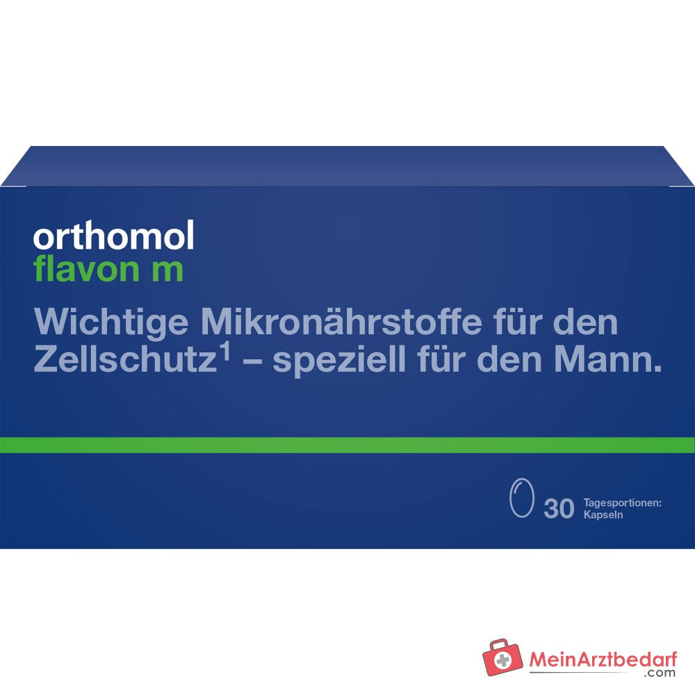 Orthomol Flavon m Kapseln, 30 Tagesportionen.
