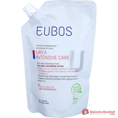 Eubos Trockene Haut Urea 10% Körperlotion Nachfüllbeutel, 400 ml.