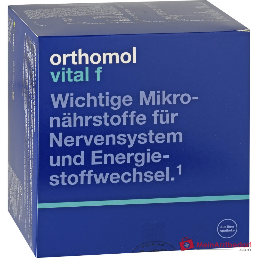 Orthomol Vital f Granulat mit Kapsel und Tablette, 30 Portionen.