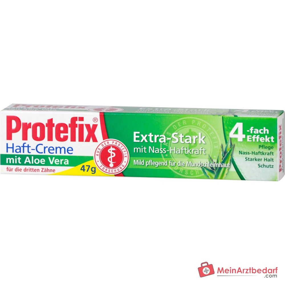 Protefix Haft-Creme mit Aloe Vera, 47 g.