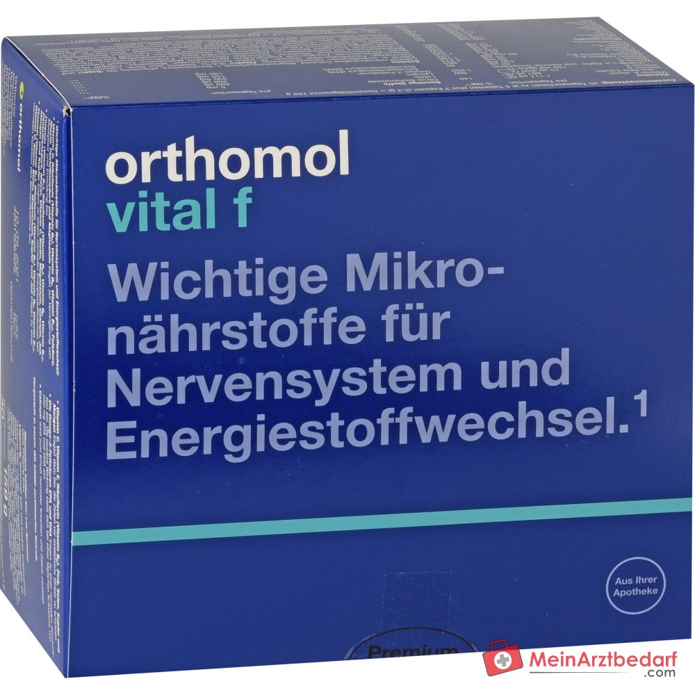 Orthomol Vital f Tabletten und Kapseln Kombipackung, 30 Tagesportionen.