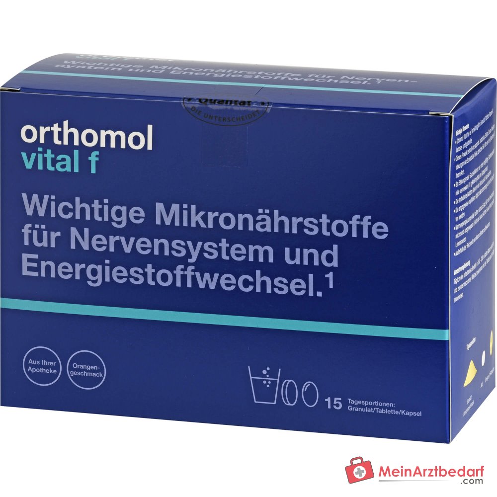 Orthomol Vital f Granulat/Tablette/Kapsel, 15 Tagesportionen.