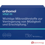 Orthomol Vital m Granulat mit Tabletten und Kapseln, 15 Tagesportionen.