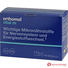Orthomol Vital m Granulat mit Tabletten und Kapseln, 15 Tagesportionen.