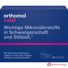 Orthomol Natal Granulat und Kapseln Kombipackung, 30 Tagesportionen.