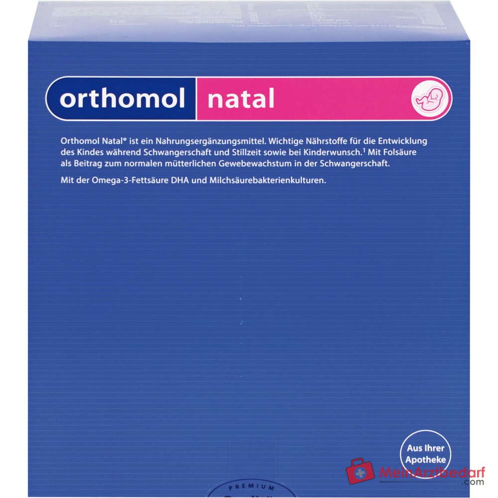 Orthomol Natal Granulat und Kapseln Kombipackung, 30 Tagesportionen.