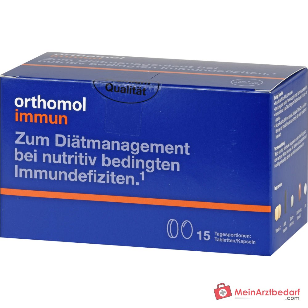 Orthomol Immun Tabletten und Kapseln, 15 Tagesportionen.