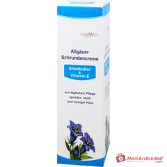 CareMed Allgäuer Schrundencreme Salicylsäure / Mandelöl / Sheabutter / Vitamin E Creme, 125 ml.