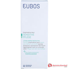 Eubos Sensitive Lotion Dermo-Protectiv Thermalwasser / Macadamiaöl / Avocadoöl / Sheabutter / Allantoin / Vitamin E Lotion, 200 ml.