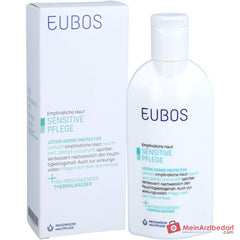 Eubos Sensitive Lotion Dermo-Protectiv Thermalwasser / Macadamiaöl / Avocadoöl / Sheabutter / Allantoin / Vitamin E Lotion, 200 ml.