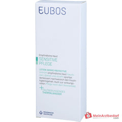 Eubos Sensitive Lotion Dermo-Protectiv Thermalwasser / Macadamiaöl / Avocadoöl / Sheabutter / Allantoin / Vitamin E Lotion, 200 ml.