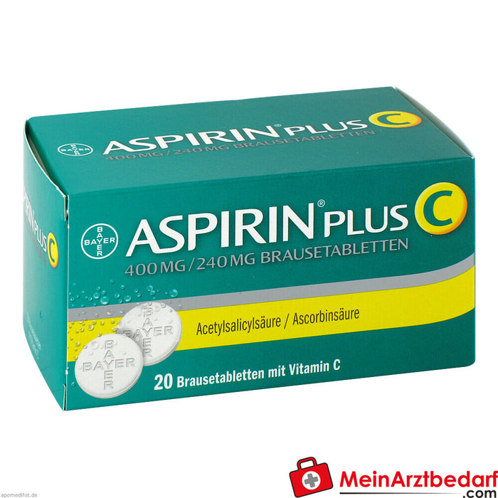 Aspirin plus C 400mg/240mg effervescent tablets