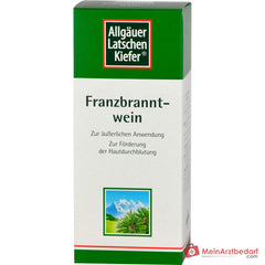Dr. Theiss Allgäuer Latschenkiefer Franzbranntwein Latschenkiefernöl / Campher / Levomenthol Lösung, 1000 ml.