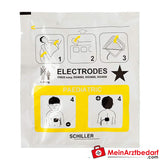 Électrodes de défibrillation SCHILLER pour enfants, grande prise, 1 paire
