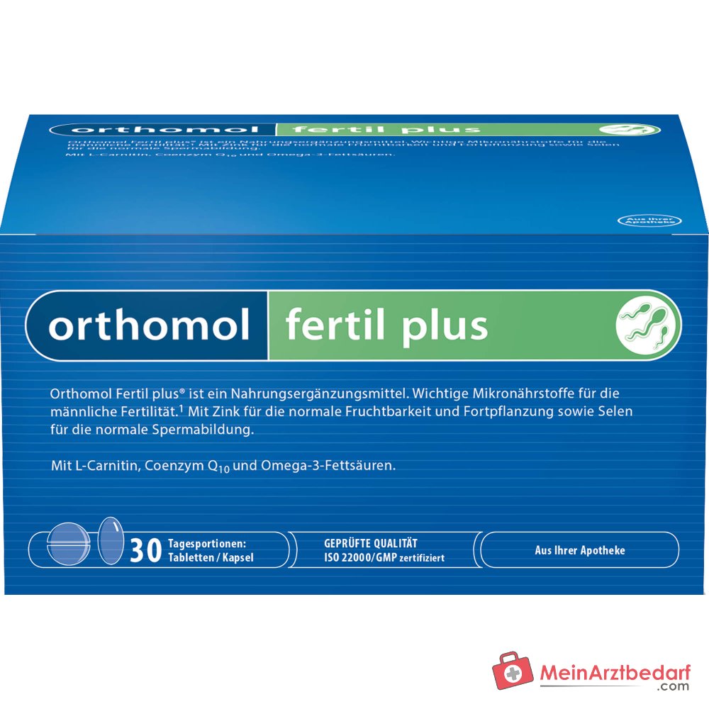 Orthomol Fertil plus Tabletten und Kapseln, 30 Tagesportionen.