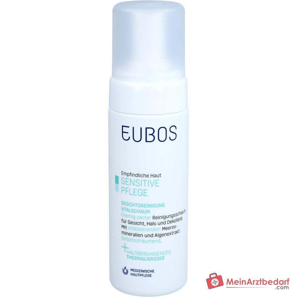 Eubos Sensitive Gesichtsreinigung Vital-Schaum mit Thermalwasser Schaum, 150 ml.