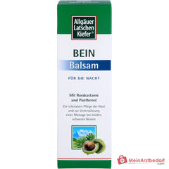 Allgäuer Latschenkiefer Bein Balsam für die Nacht Latschenkiefernöl / Rosskastanie / Panthenol Balsam, 200 ml.