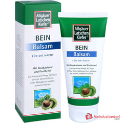 Allgäuer Latschenkiefer Bein Balsam für die Nacht Latschenkiefernöl / Rosskastanie / Panthenol Balsam, 200 ml.