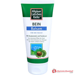 Allgäuer Latschenkiefer Bein Balsam für die Nacht Latschenkiefernöl / Rosskastanie / Panthenol Balsam, 200 ml.