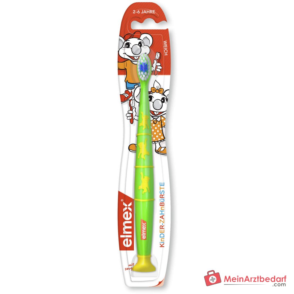elmex Kinder-Zahnbürste weich für Kinder 2-6 Jahre, 1 St..