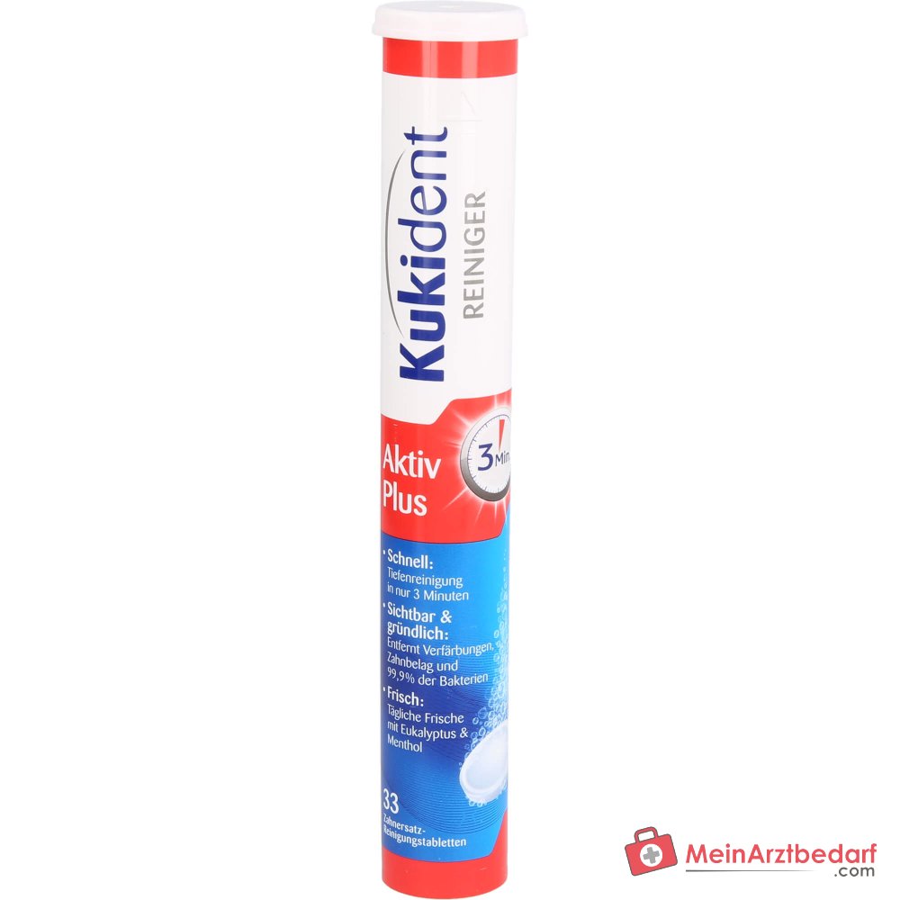 Kukident Aktiv Plus Express Reiniger Tabletten, 99 St..
