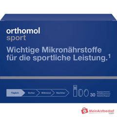 Orthomol Sport Trinkfläschchen mit Tablette und Kapsel, 30 St..