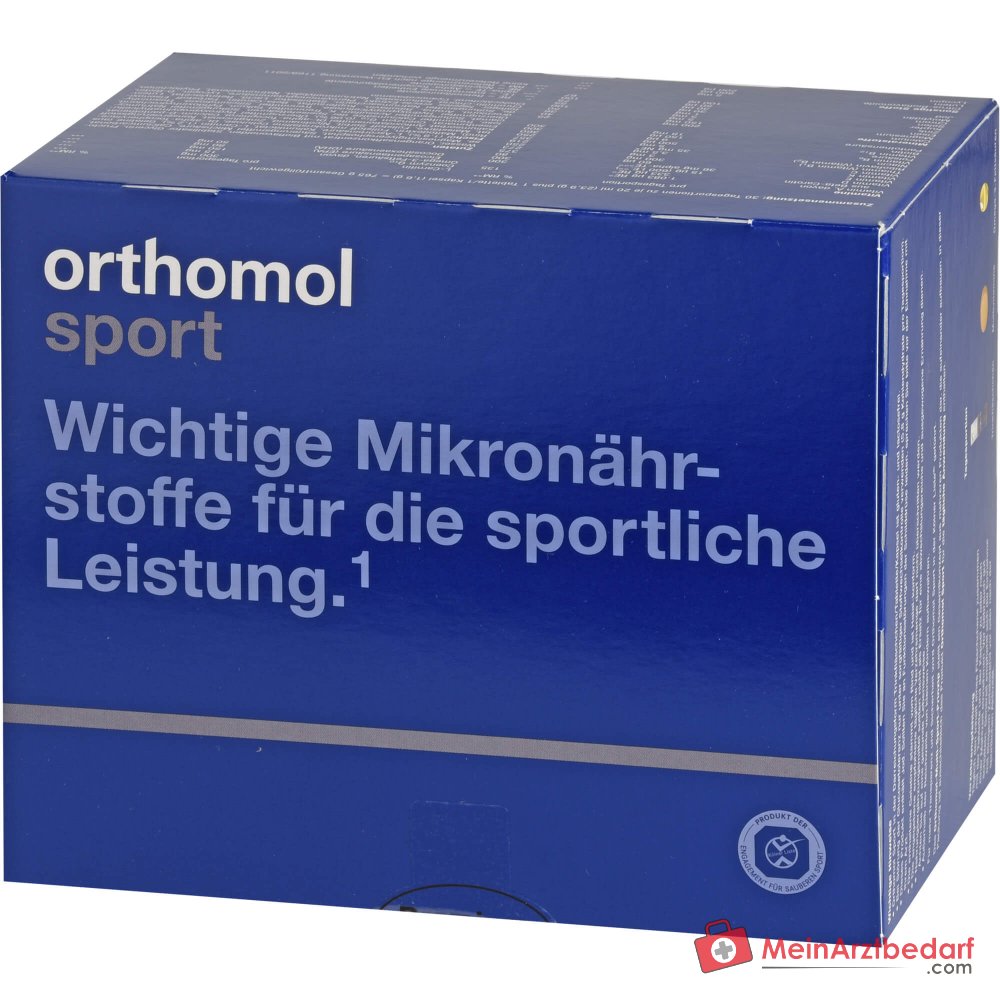 Orthomol Sport Trinkfläschchen mit Tablette und Kapsel, 30 St..