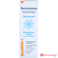 Dr. Theiss Nachtkerzen Hautbalsam Nachtkerzenöl / Urea / Squalan / Jojobaöl / Guaiazulen Creme, 200 ml.