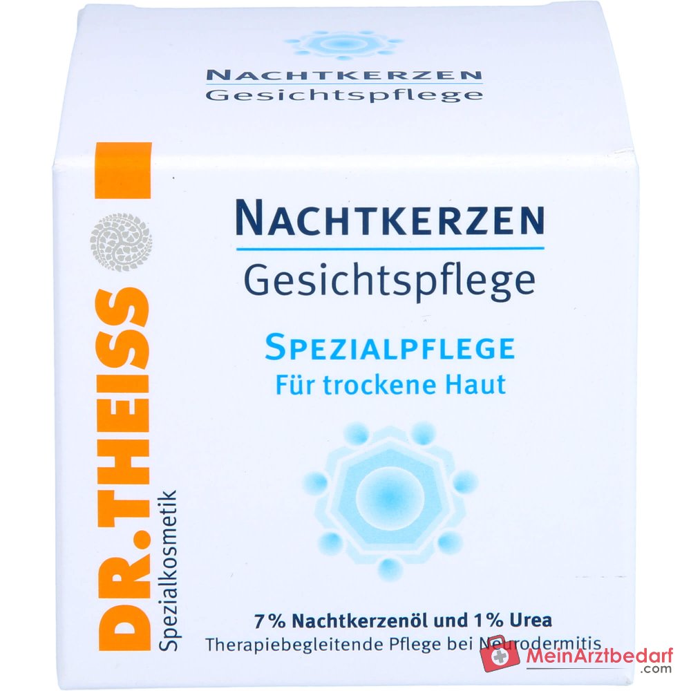 Dr. Theiss Nachtkerzen Gesichtspflege Nachtkerzenöl / Weizenkeimöl / Avocadoöl / Mandelöl / Urea Creme, 50 ml.