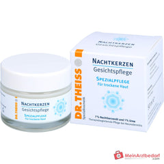 Dr. Theiss Nachtkerzen Gesichtspflege Nachtkerzenöl / Weizenkeimöl / Avocadoöl / Mandelöl / Urea Creme, 50 ml.