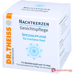 Dr. Theiss Nachtkerzen Gesichtspflege Nachtkerzenöl / Weizenkeimöl / Avocadoöl / Mandelöl / Urea Creme, 50 ml.