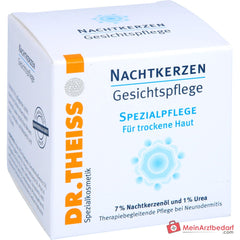 Dr. Theiss Nachtkerzen Gesichtspflege Nachtkerzenöl / Weizenkeimöl / Avocadoöl / Mandelöl / Urea Creme, 50 ml.