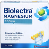 Biolectra Magnesium 150 mg Zitrone Brausetabletten, 20 St..