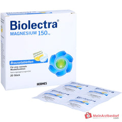 Biolectra Magnesium 150 mg Zitrone Brausetabletten, 20 St..