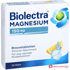 Biolectra Magnesium 150 mg Zitrone Brausetabletten, 20 St..