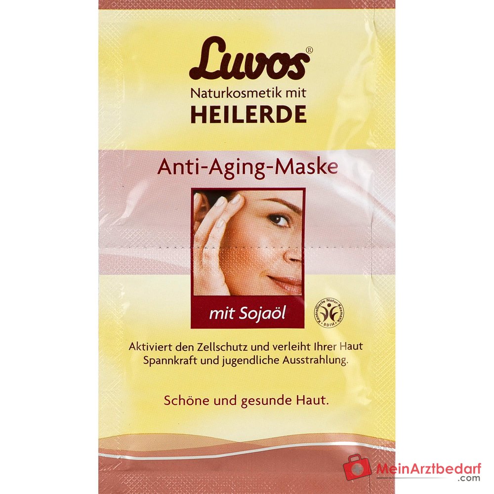 Luvos Anti-Aging-Maske Heilerde / Sojaöl / Kieselalgen Gesichtsmaske, 2x7,5 ml.