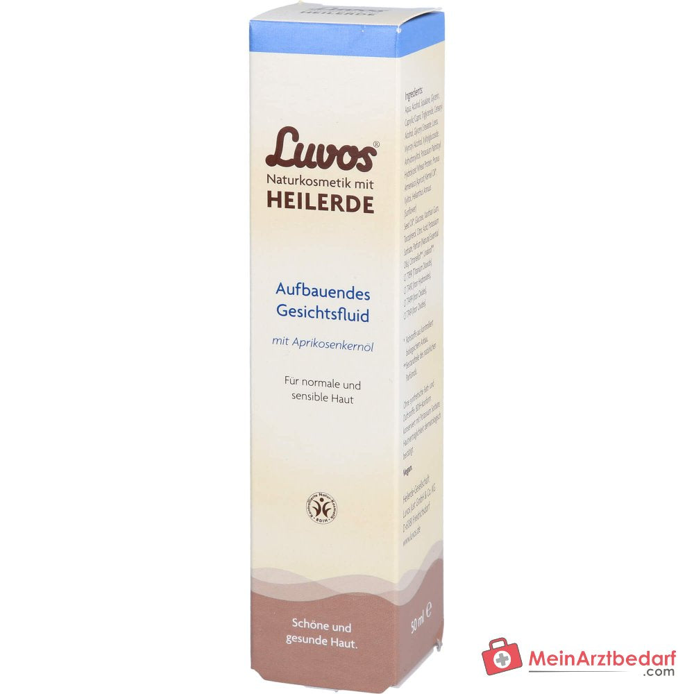 Luvos Heilerde Aufbauendes Gesichtsfluid Aprikosenkernöl Emulsion, 50 ml.